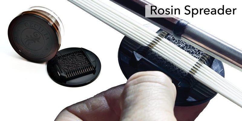 CECILIA 'SOLO' Rosin for Viola, Rosin Specially Formulated Viola Rosin for Viola Bows with Included Rosin Spreader (Full Cake) - Image 3